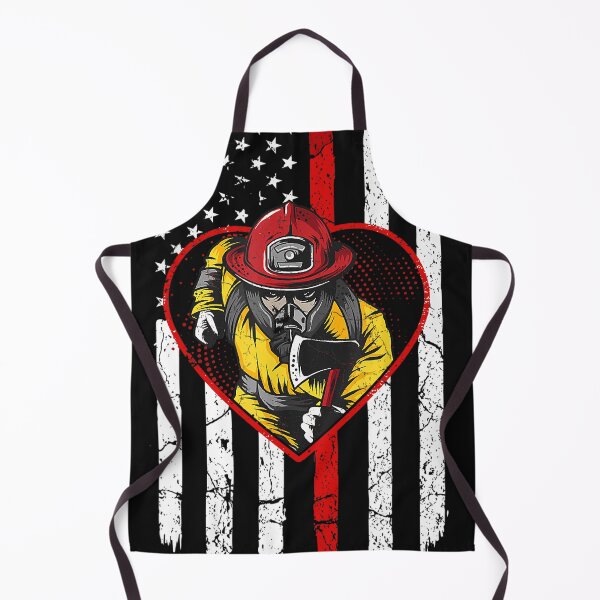 Item preview, Vintage USA Flag Heart For Fireman Dad Brother Uncle designed and sold by Danielle6695.
