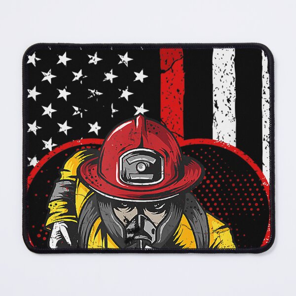 Item preview, Vintage USA Flag Heart For Fireman Dad Brother Uncle designed and sold by Danielle6695.