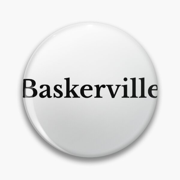 Item preview,  Baskerville Font T-Shirt designed and sold by YourDesigner360.