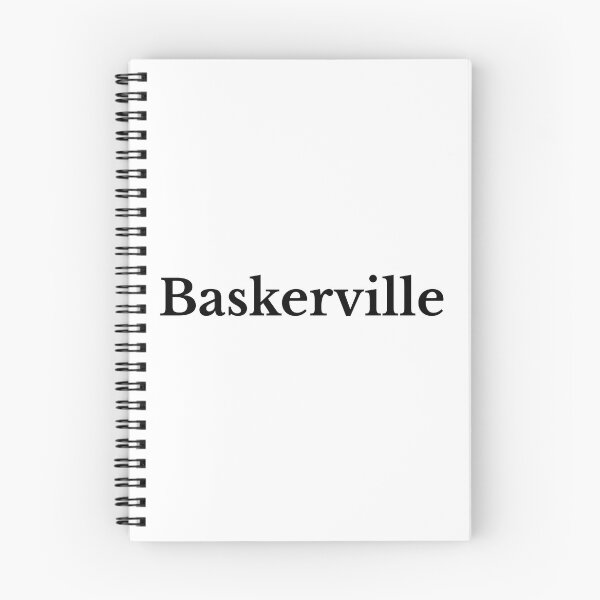 Item preview,  Baskerville Font T-Shirt designed and sold by YourDesigner360.