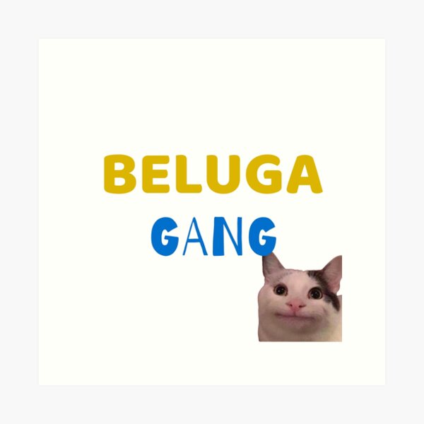 Beluga Discord - Beluga Cat - Pixel Pink Glasses Poster for Sale by  DiensDesign