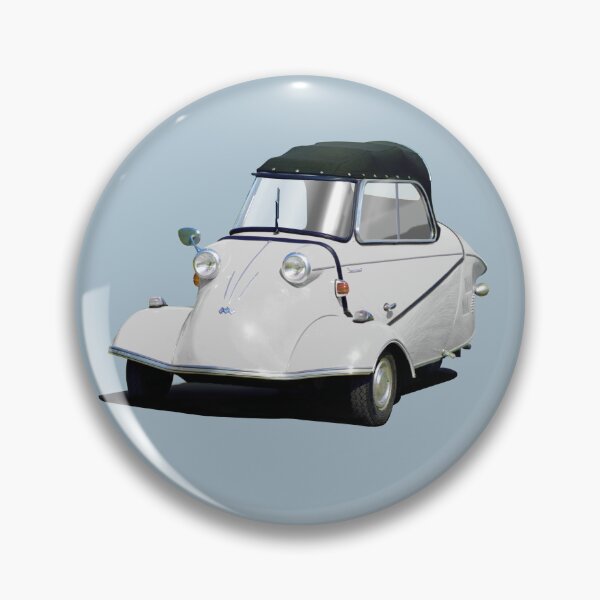 Item preview, Messerschmitt bubble car in white designed and sold by candc-retro.