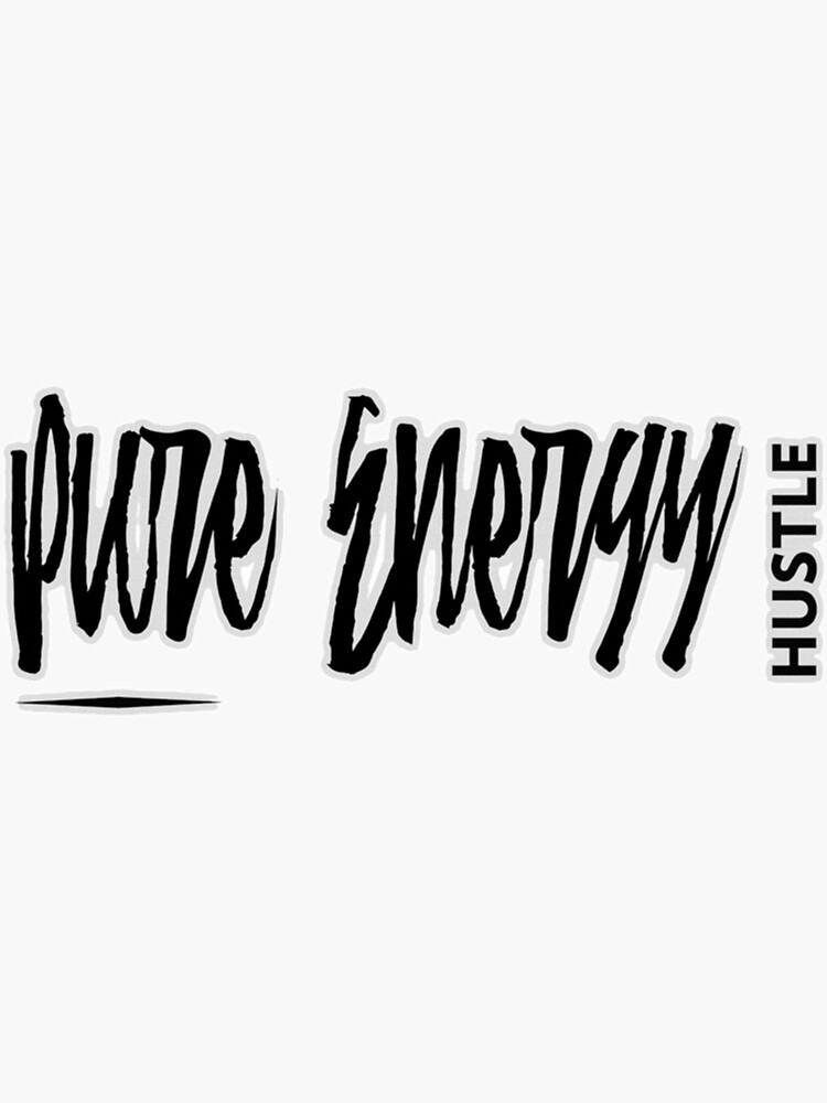 "Pure Energy Original Hustle Logo Classic ." Sticker by oehrlebhcarp