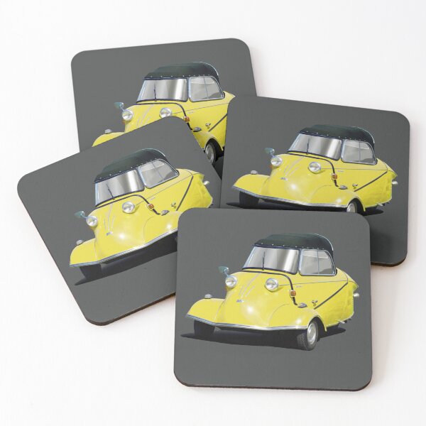 Item preview, Messerschmitt bubble car in yellow designed and sold by candc-retro.