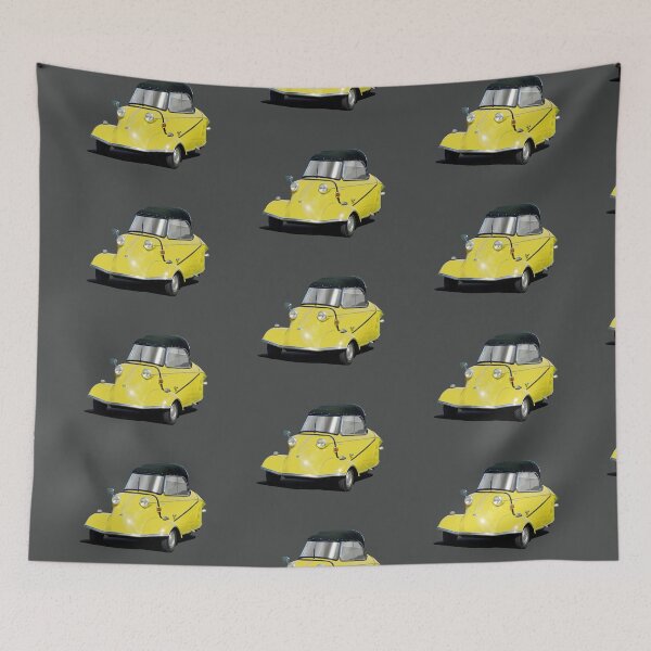 Item preview, Messerschmitt bubble car in yellow designed and sold by candc-retro.