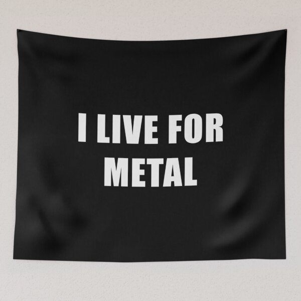 Item preview, I Live For Metal designed and sold by MoterSplika.