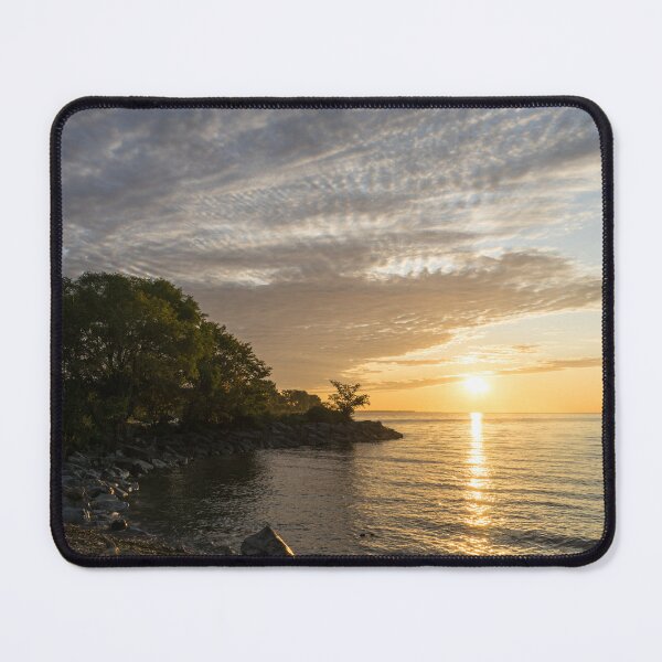 Item preview, Summer Solar Power - Rocky Cove Sunrise on Lake Ontario in Toronto designed and sold by Georgia Mizuleva.