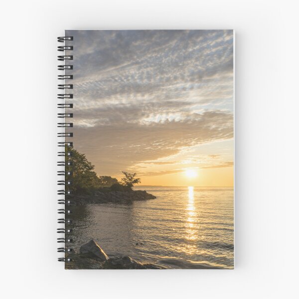 Item preview, Summer Solar Power - Rocky Cove Sunrise on Lake Ontario in Toronto designed and sold by Georgia Mizuleva.