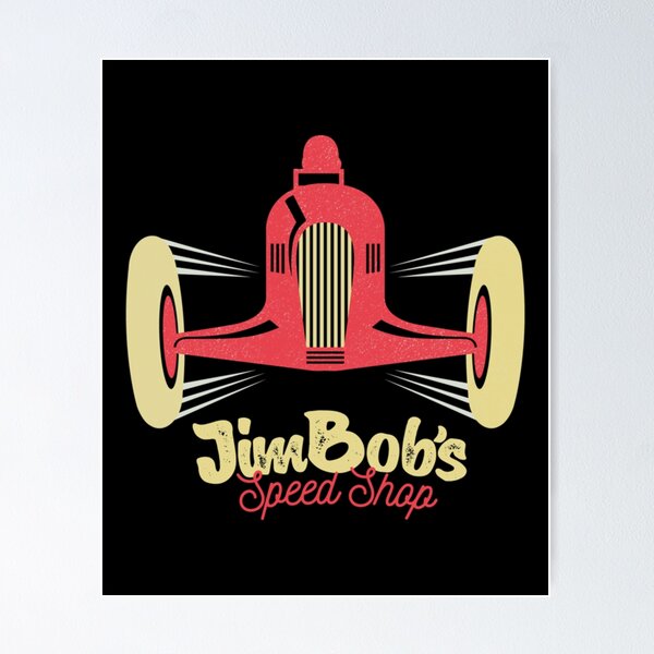 Item preview, Jimbobs Speed Shop Street Rod Tee designed and sold by MoterSplika.