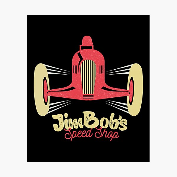 Item preview, Jimbobs Speed Shop Street Rod Tee designed and sold by MoterSplika.