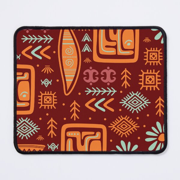 Item preview, Aztec Tribal Pattern Red designed and sold by SoccaTamam.