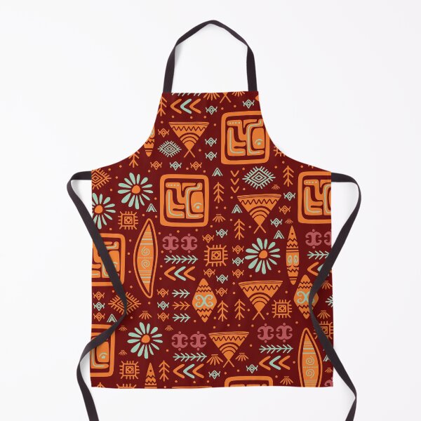 Item preview, Aztec Tribal Pattern Red designed and sold by SoccaTamam.