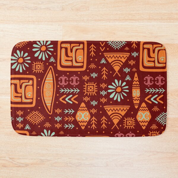 Item preview, Aztec Tribal Pattern Red designed and sold by SoccaTamam.