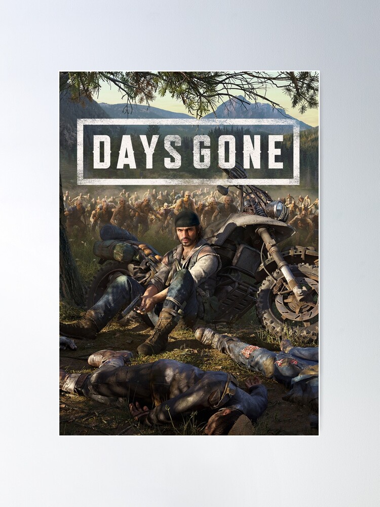 Days Gone Video Game Rare Promo Mini Poster Framed PS4