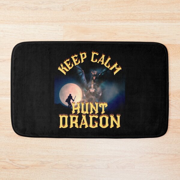 Item preview, Keep Calm And Hunt Dragon Gamers Art designed and sold by my-green-gecko.