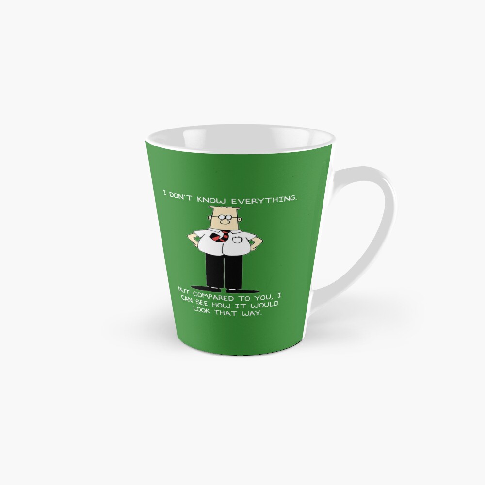 Dilbert I Don't Know Everything Slim Fit, Engineer Coffee Mug - Yahoo  Shopping