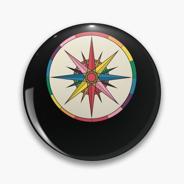 Artikelvorschau, Regenbogen-Kompassrose entworfen und verkauft von styercfsamonam.