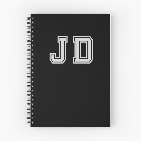 Item preview, J.D. Varsity Initials | Varsity Letters | Black And White | Personalised Gifts designed and sold by Avo And Sriracha.
