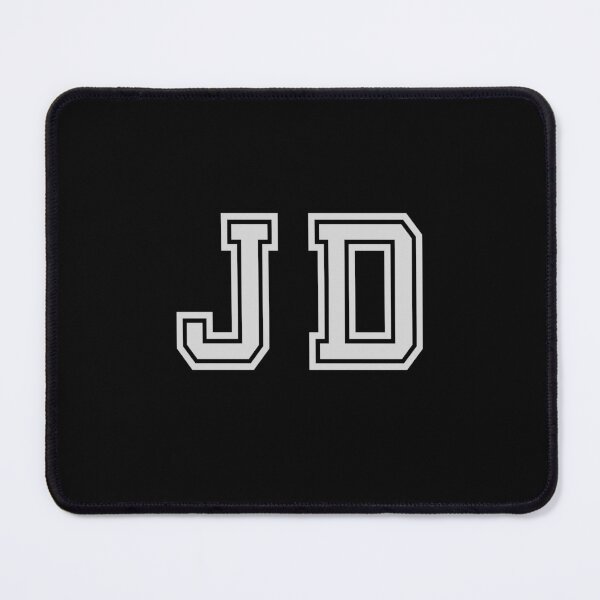 Item preview, J.D. Varsity Initials | Varsity Letters | Black And White | Personalised Gifts designed and sold by Avo And Sriracha.
