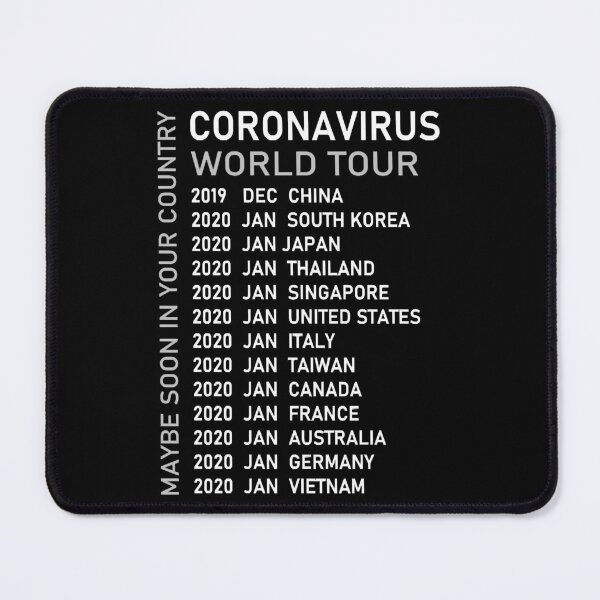 Item preview, Coronavirus World Tour 2020 - Covid-19 - Corona designed and sold by PartrickLamela.