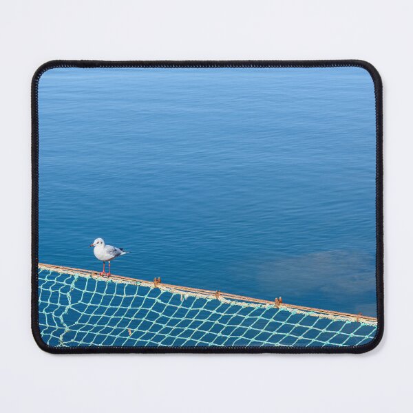 Item preview, Gull sits on a net designed and sold by vabels.