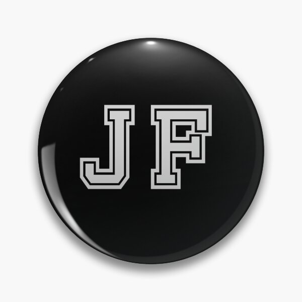 Item preview, J.F. Varsity Initials | Varsity Letters | Black And White | Personalised Gifts designed and sold by Avo And Sriracha.