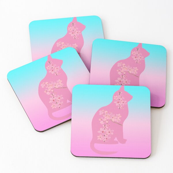 Item preview, Cherry blossom cat designed and sold by Monika Howarth.