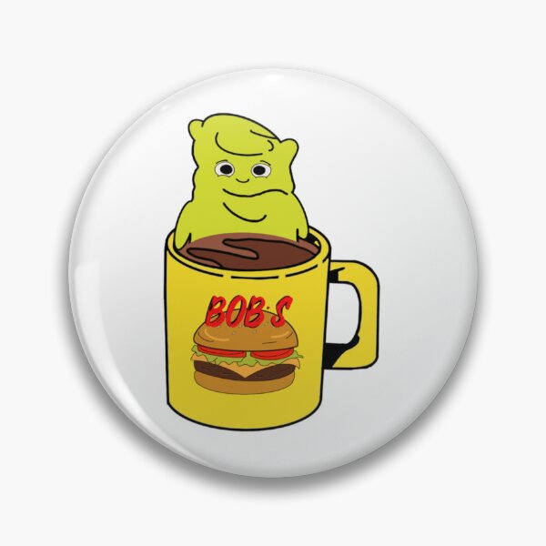 Item preview, Burger Bob’S Coffee With Melted Kuchi Kopi Illustration  designed and sold by ianeDales1896.