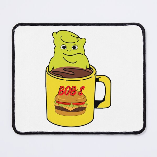 Item preview, Burger Bob’S Coffee With Melted Kuchi Kopi Illustration  designed and sold by ianeDales1896.