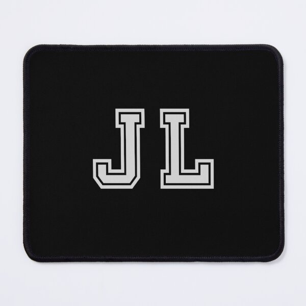 Item preview, J.L. Varsity Initials | Varsity Letters | Black And White | Personalised Gifts designed and sold by Avo And Sriracha.