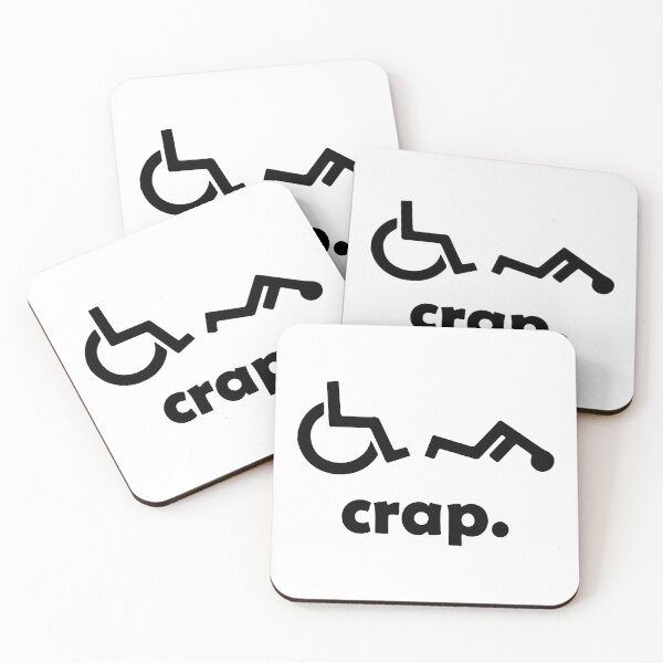 Item preview, Crap Handicap Funny Wheelchair Disabled designed and sold by PartrickLamela.