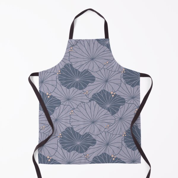 Item preview, Lotus Leaves Pattern in Pastel Blue designed and sold by Gwen Tan.