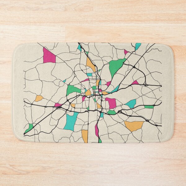 Item preview, Winston-Salem, North Carolina Street Map designed and sold by A Deniz Akerman.