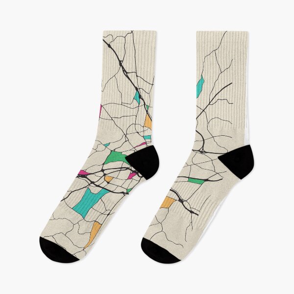 Item preview, Winston-Salem, North Carolina Street Map designed and sold by A Deniz Akerman.