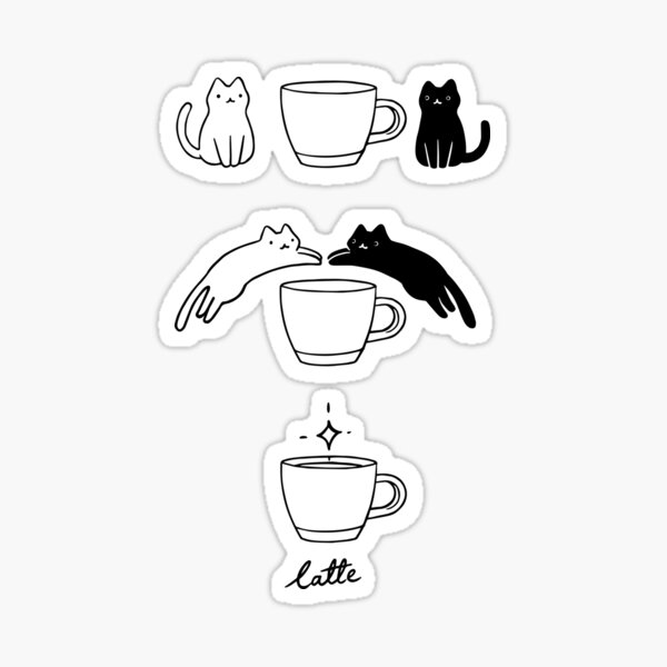 Item preview, Coffee Cat 2: Catte designed and sold by ilovedoodle.
