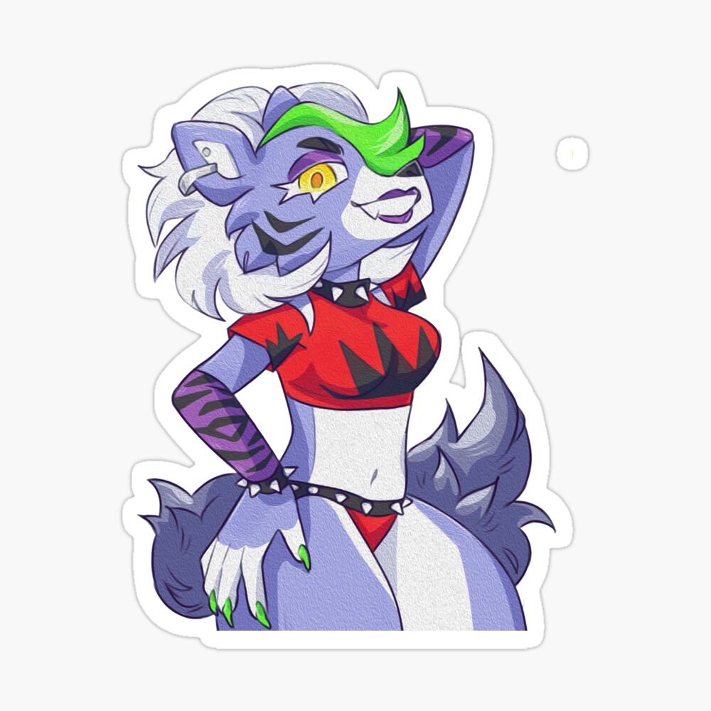 Roxanne wolf Sticker - Five Nights At Freddys Security Breach