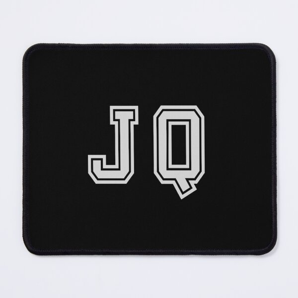 Item preview, J.Q. Varsity Initials | Varsity Letters | Black And White | Personalised Gifts designed and sold by Avo And Sriracha.