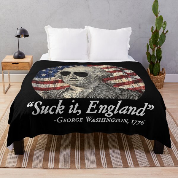 Item preview, suck it england 4th of july george washington 1776 designed and sold by BruceGadiel.