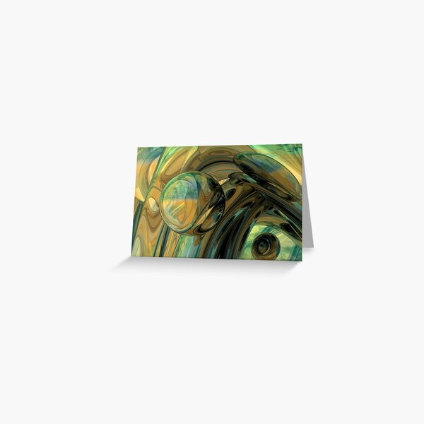 Glass Hubism Greeting Card