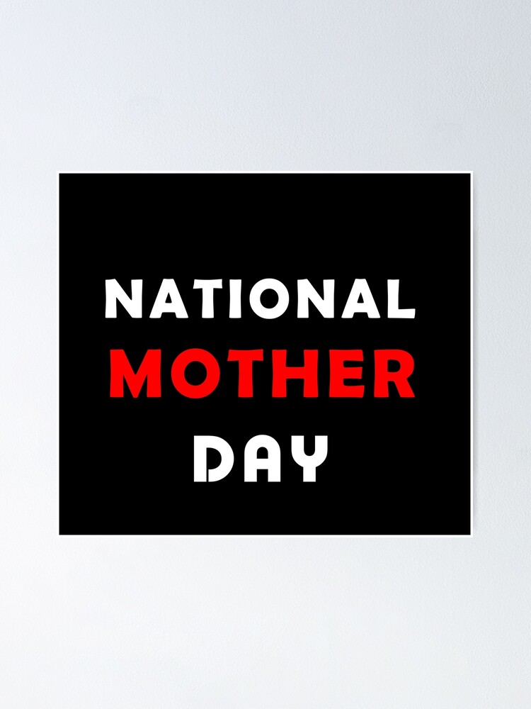 "National Mother Day Classic Design " Poster for Sale by rajapaksha01