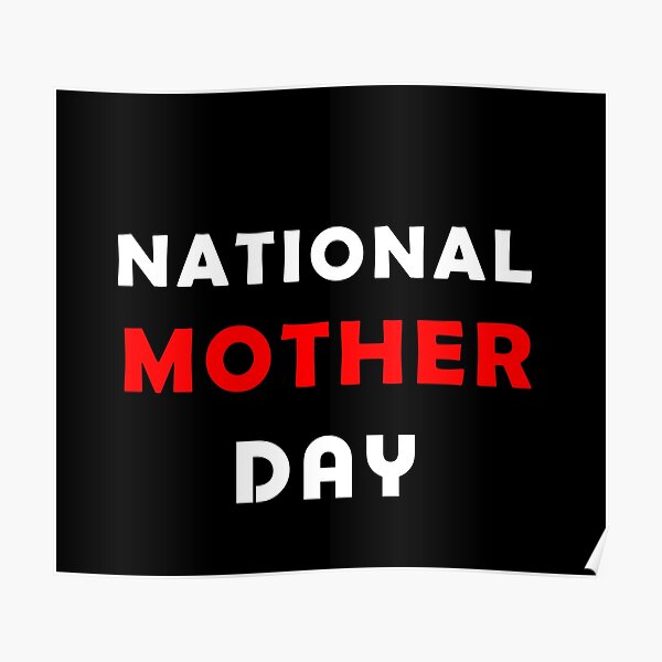 "National Mother Day Classic Design " Poster for Sale by rajapaksha01