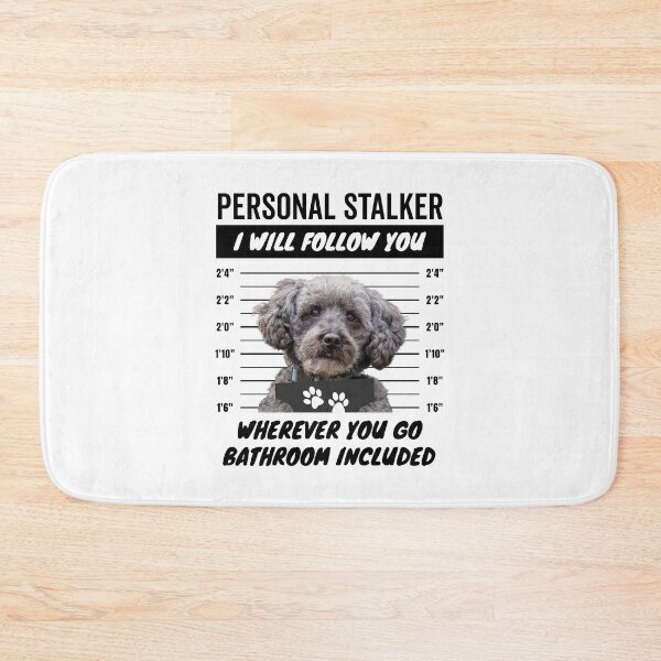 Item preview, Personal Stalker Dog – Schnoodle designed and sold by More Cute Dogs.