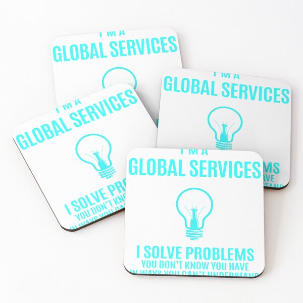 Item preview, Global Services - I Solve Problems Job Gift designed and sold by melissaval2.
