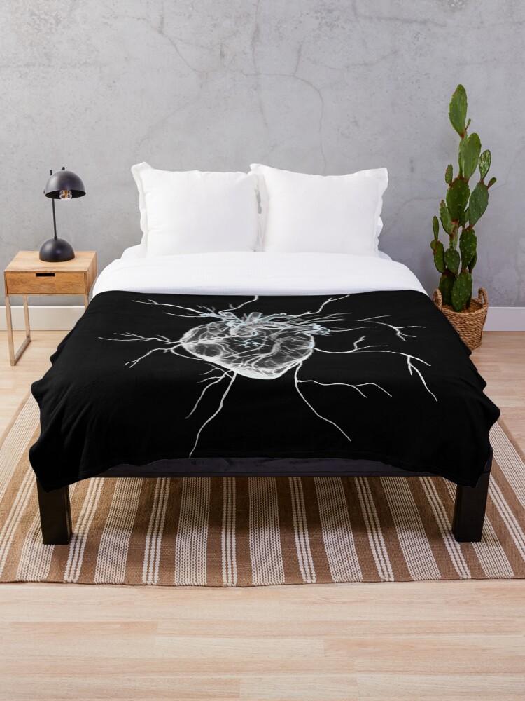 Heart Human Anatomy black and white