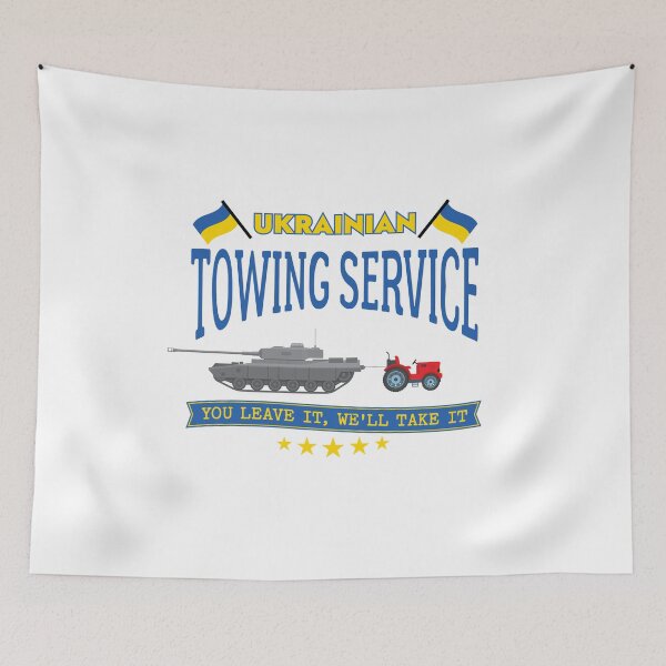 Item preview, Ukrainian Farmer Towing Service Ukraine  designed and sold by The Junto Shop.