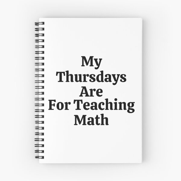 Item preview, My Thursdays Are For Teaching Math - Funny Math  designed and sold by usaworld.