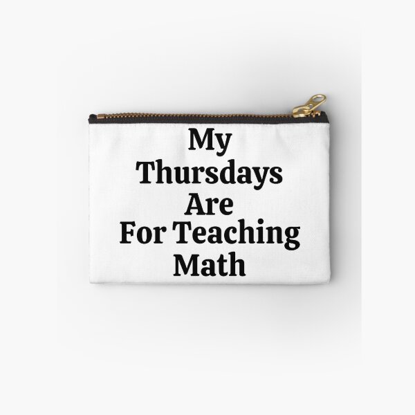 Item preview, My Thursdays Are For Teaching Math - Funny Math  designed and sold by usaworld.
