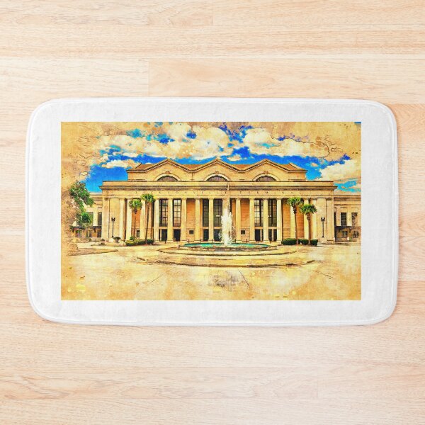 Item preview, Jacksonville Terminal Complex - digital painting with vintage look designed and sold by NickoPrints.