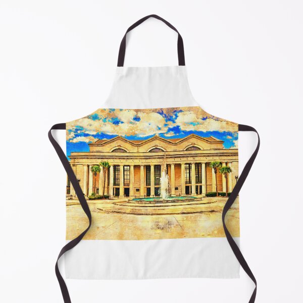 Item preview, Jacksonville Terminal Complex - digital painting with vintage look designed and sold by NickoPrints.