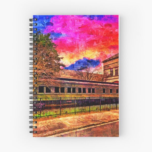 Item preview, Seaboard Coast Line passenger railroad car near the original Union Depot in Jacksonville designed and sold by NickoPrints.